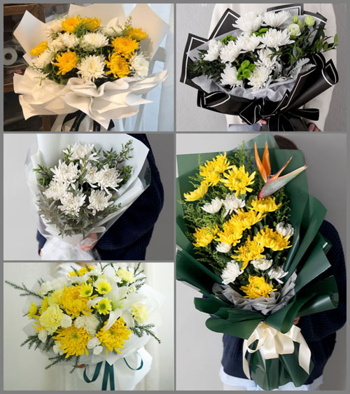 贵州毕节市威宁县斗古乡干沟村白事花束代送